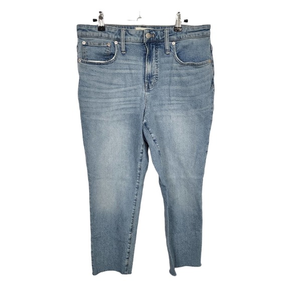 Madewell Denim - Madewell The Petite Curvy Perfect Vintage Jeans in Ellicott Wash High Rise Sz 29